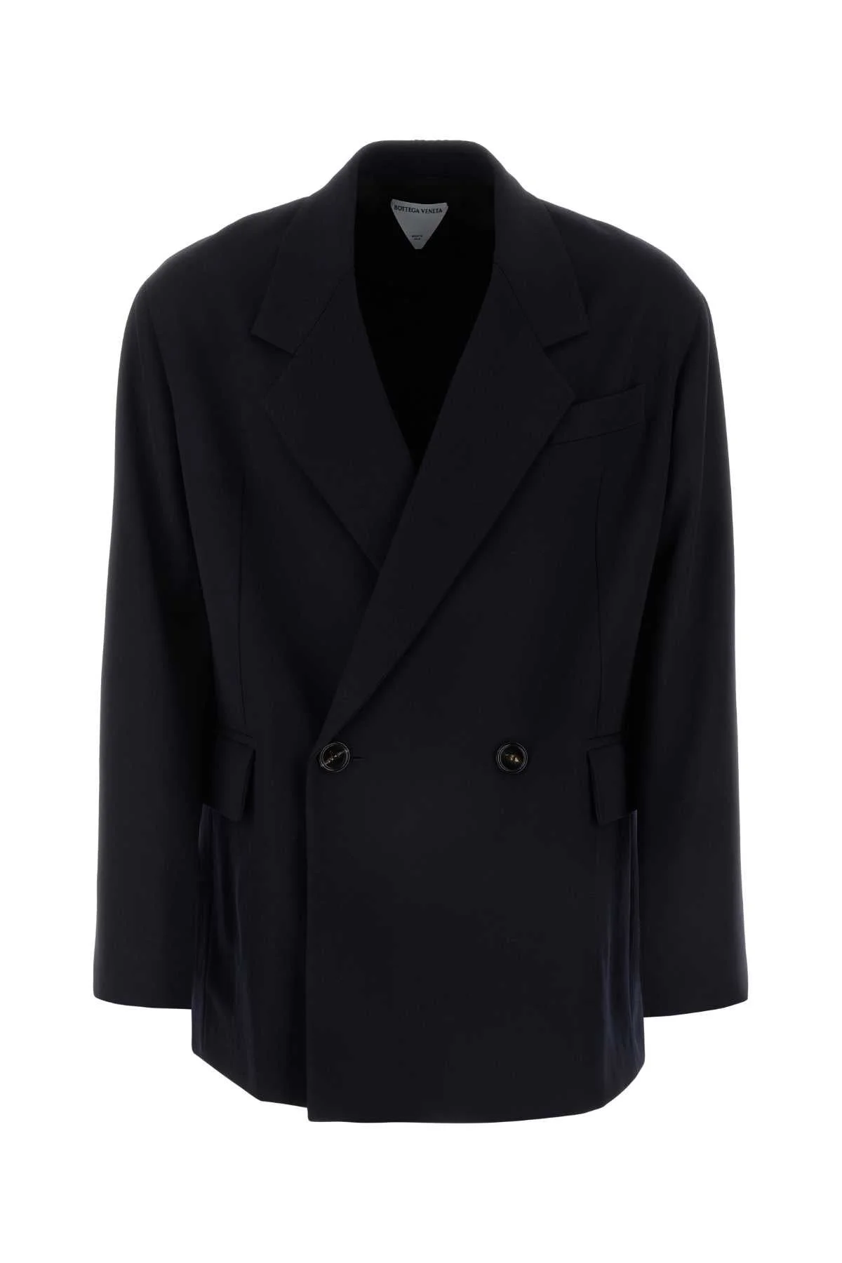 Bottega Veneta Men Midnight Blue Wool Blazer - 1
