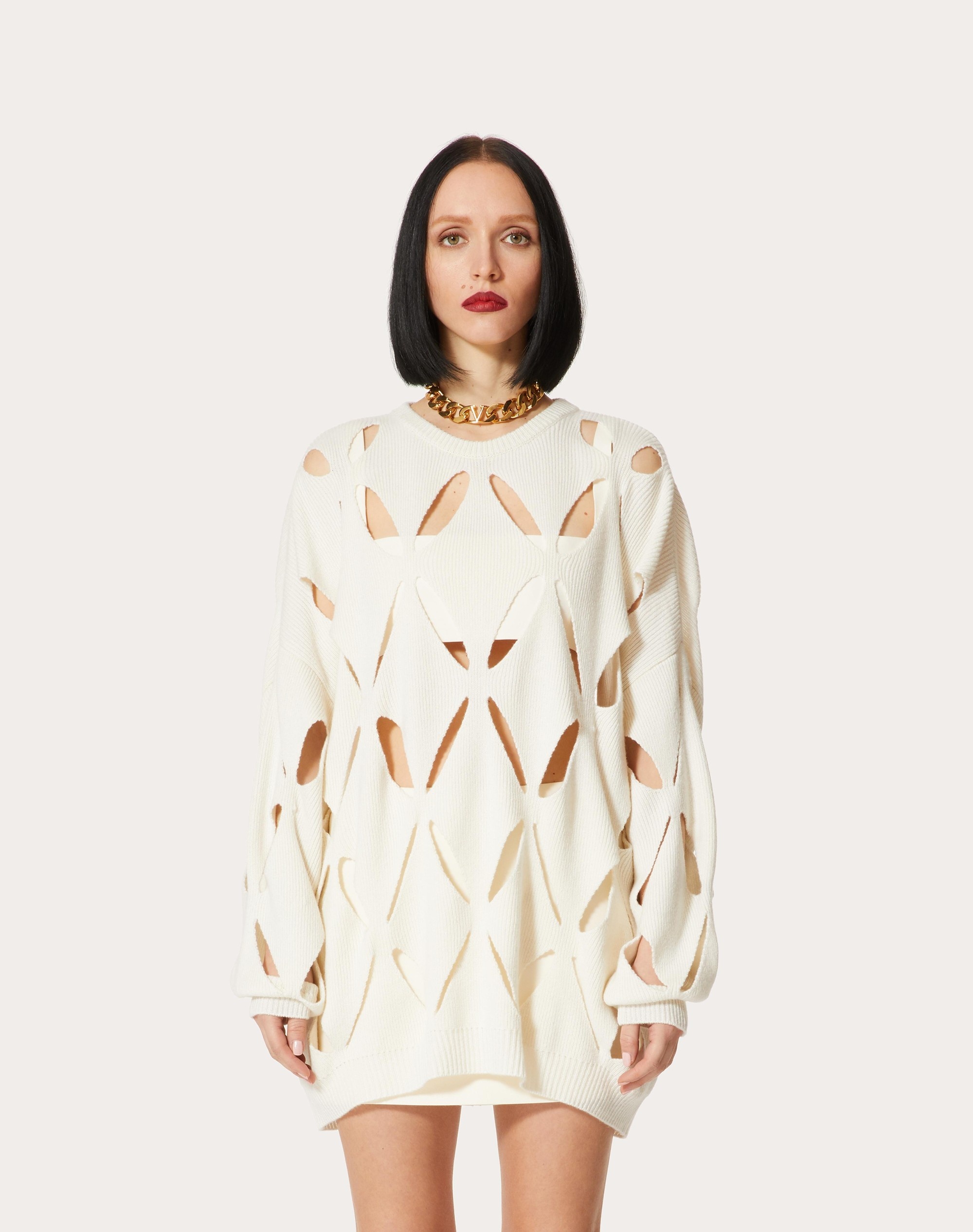 EMBROIDERED WOOL JUMPER - 3