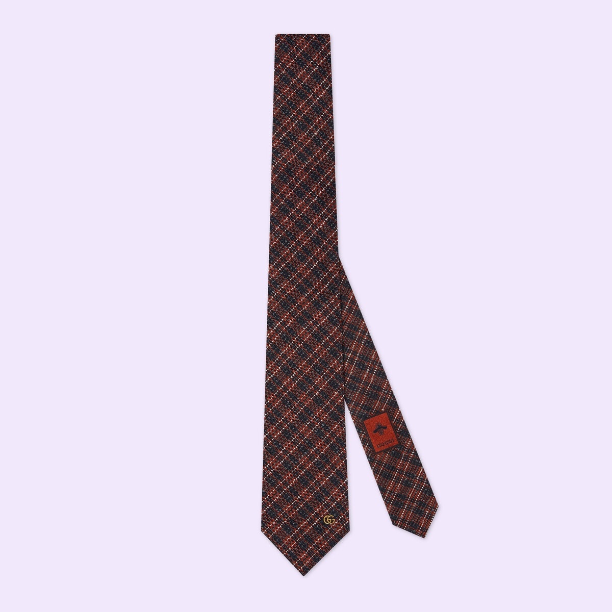 Wool silk jacquard tie - 1