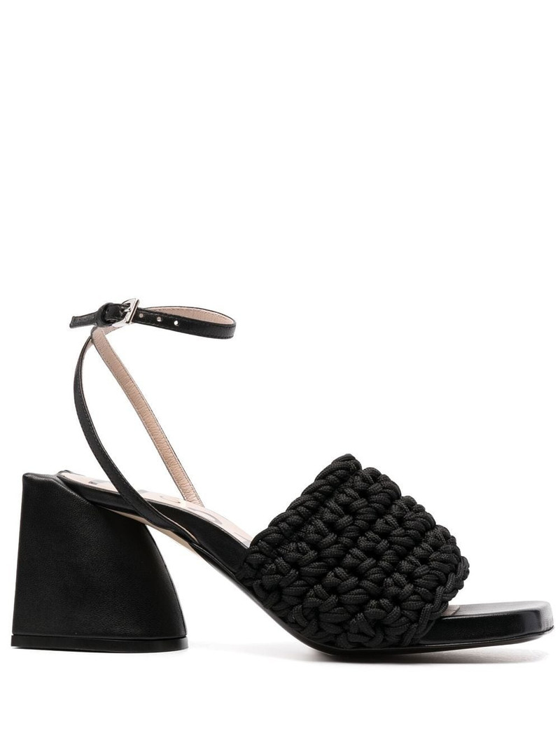 braided high-heel sandals 1