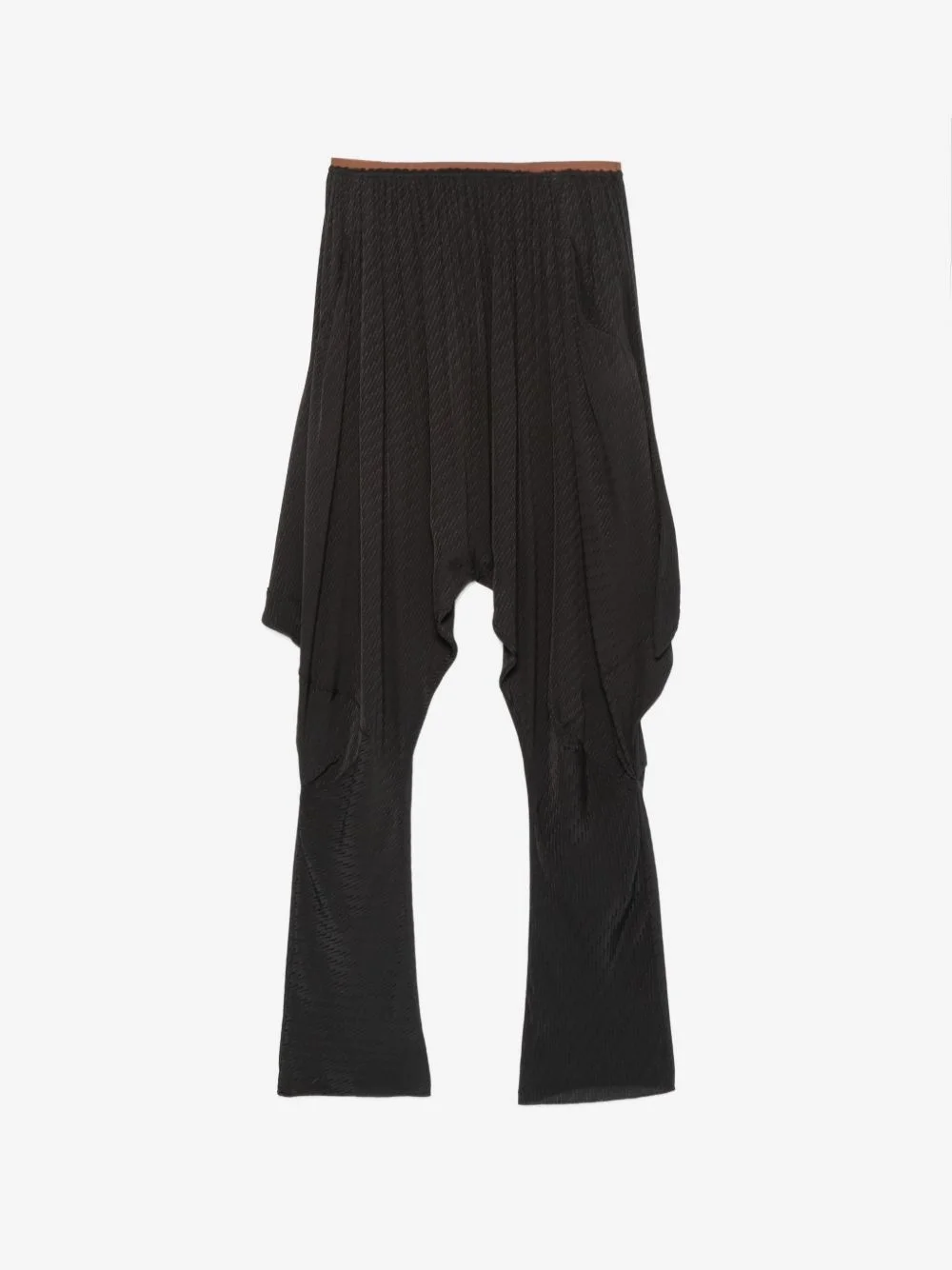 Tess textured draped trousers - 1