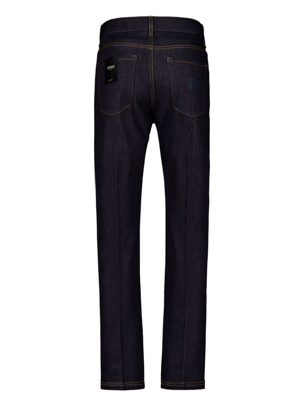 Selleria logo-embroidered jeans - 2