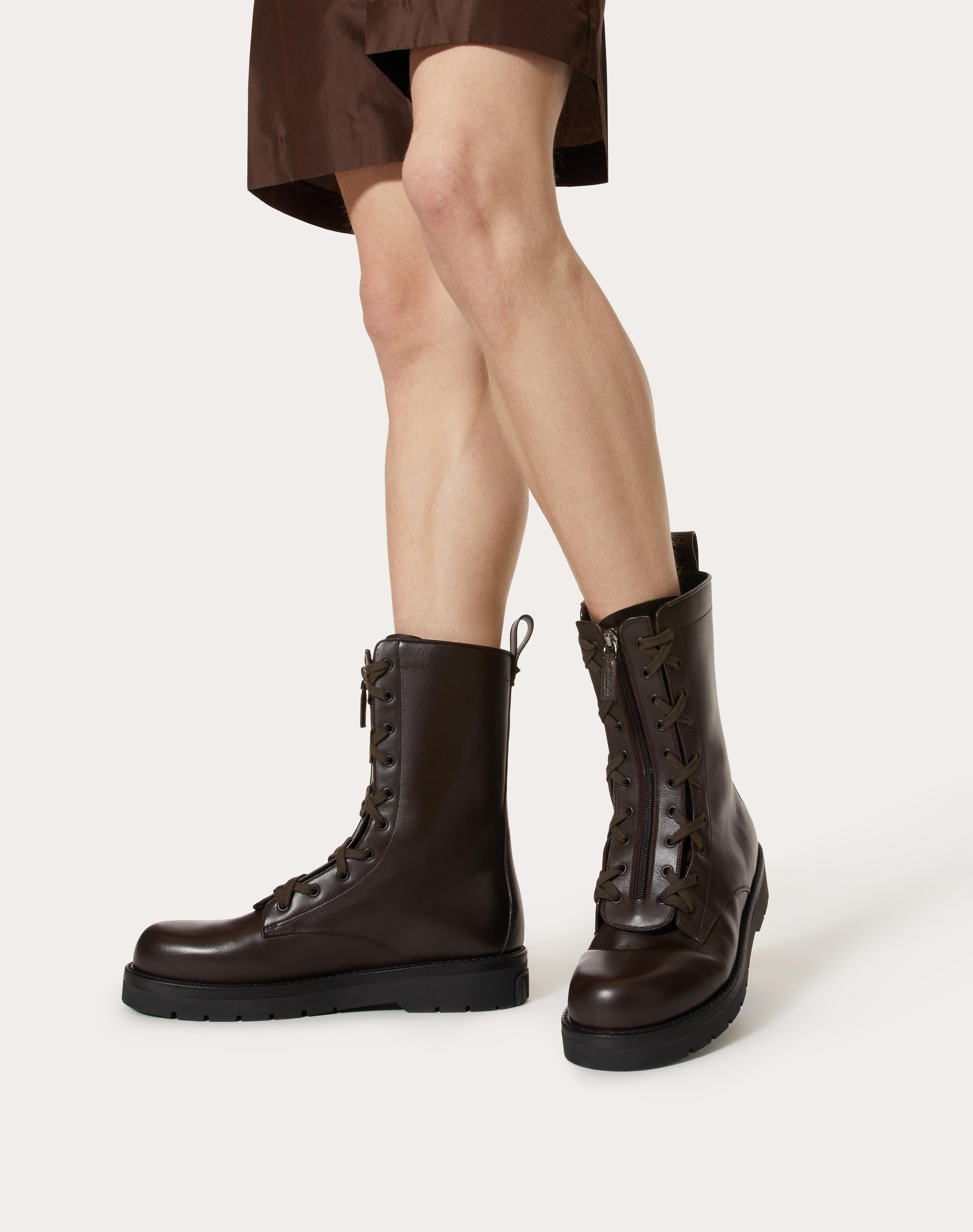 CALFSKIN XCOMBAT BOOTS 40MM - 6