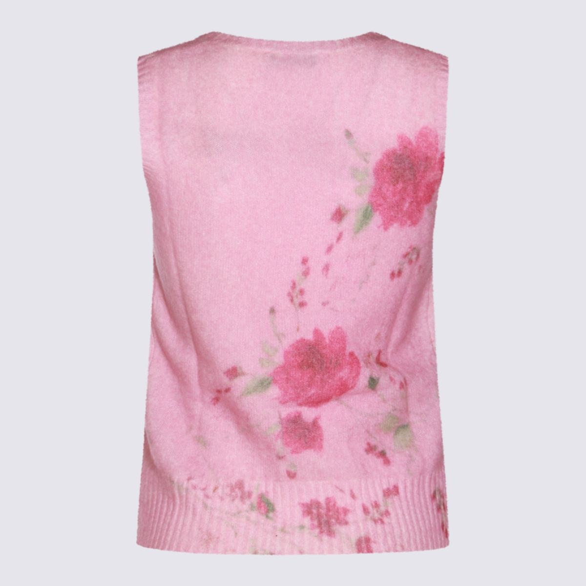 Blumarine Pink Wool Top - 2