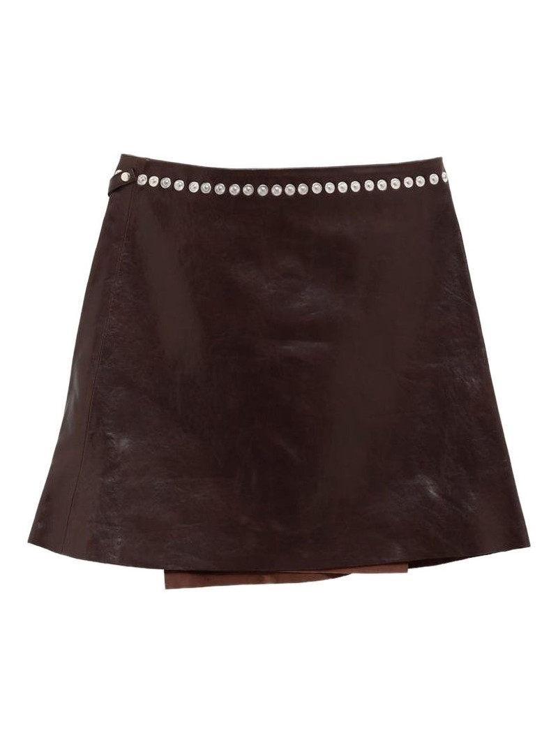 paloma wool leather mini skirt outlook