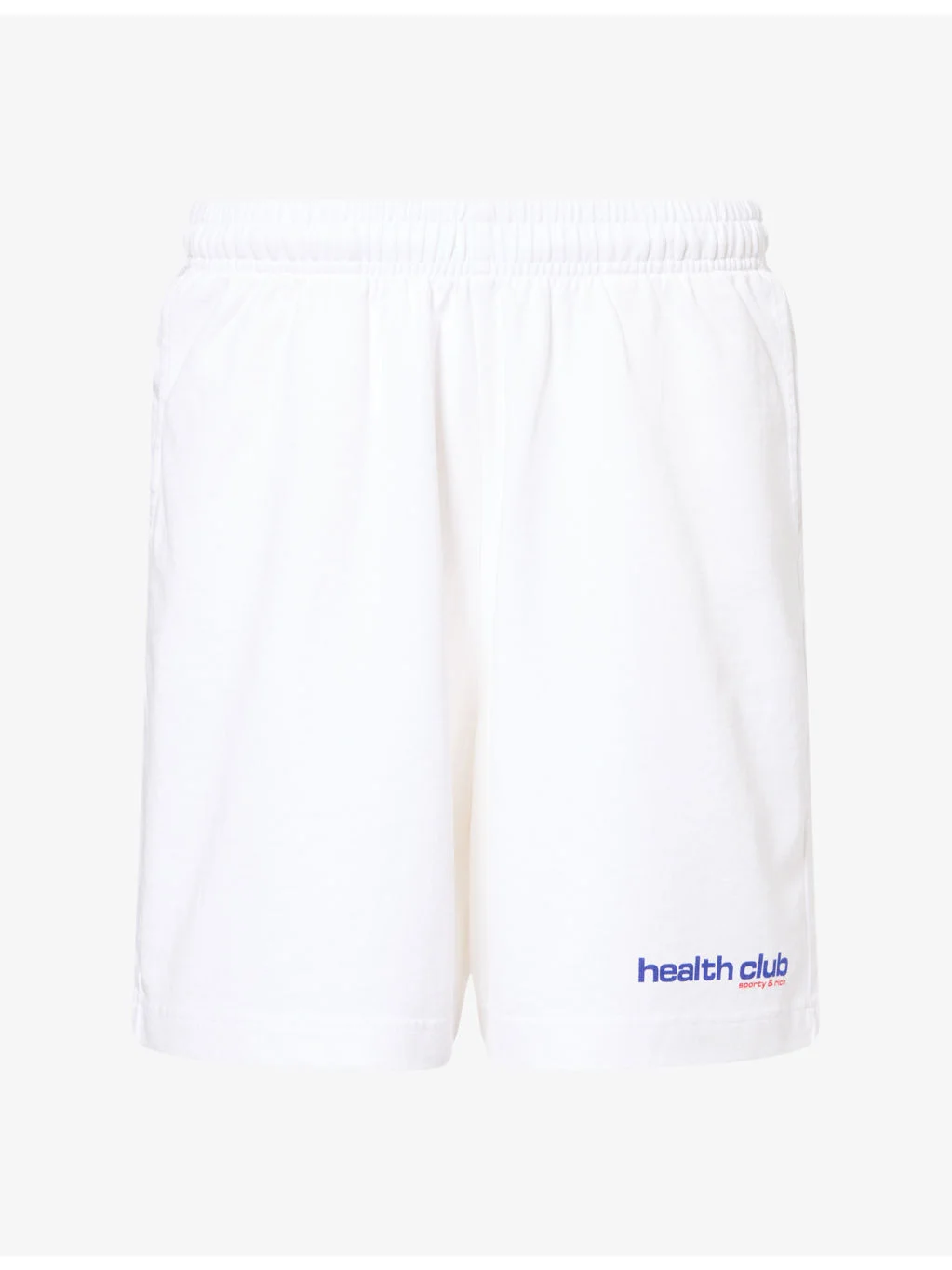 Health Club Logo-Print Cotton Shorts - 1