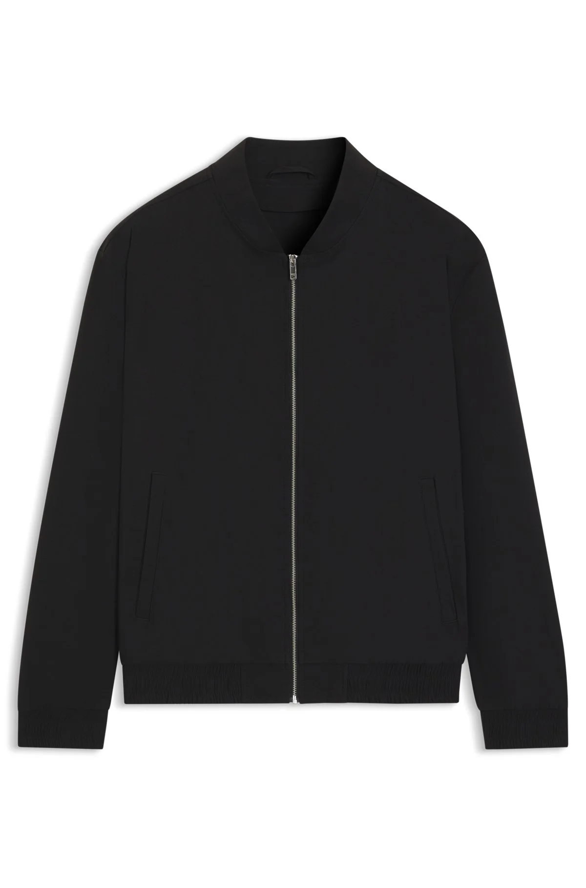 PERFORMANCE-STRETCH SLIM-FIT JACKET IN OTTOMAN FABRIC - 1