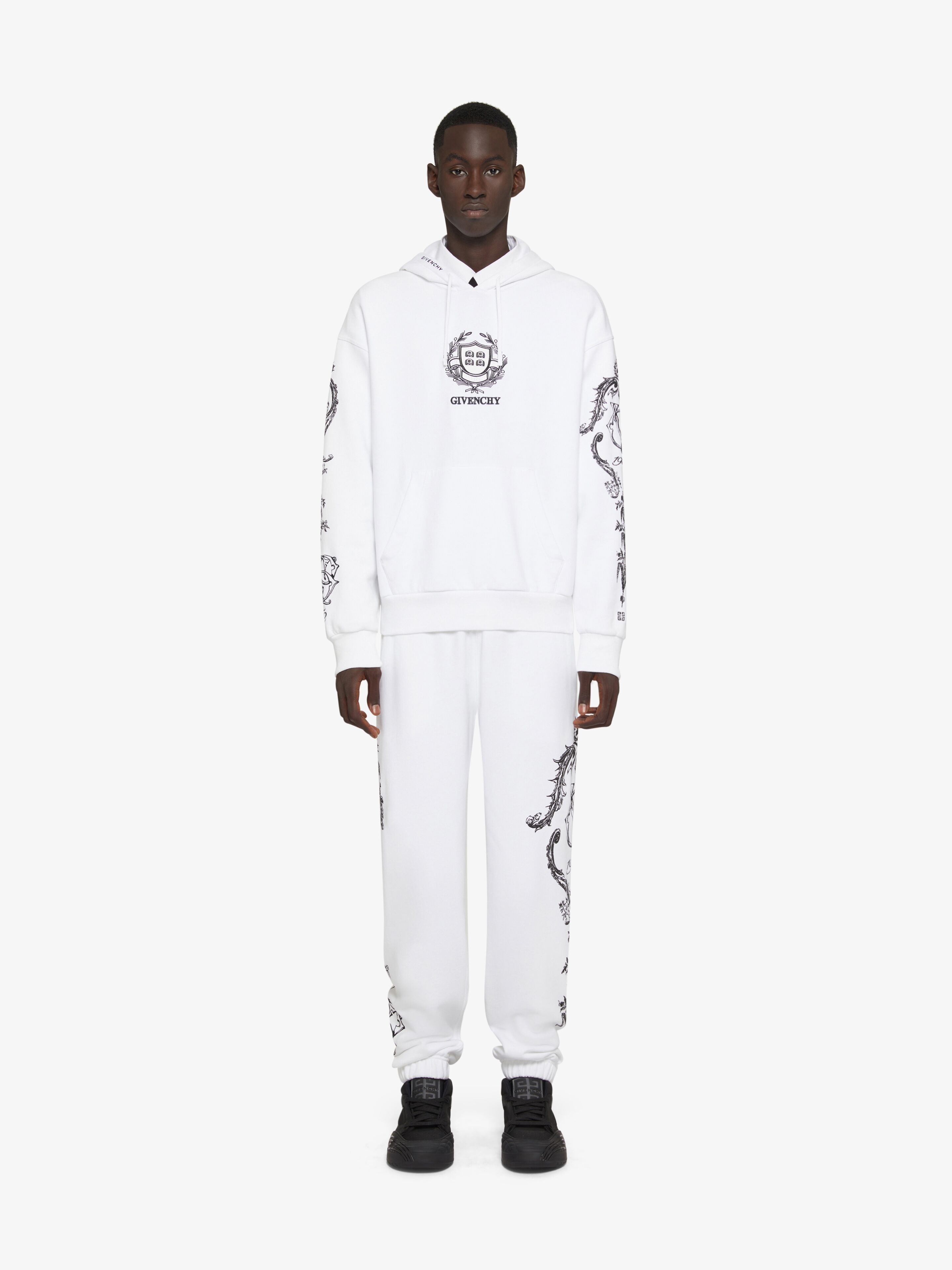 GIVENCHY CREST JOGGER PANTS IN FLEECE - 2