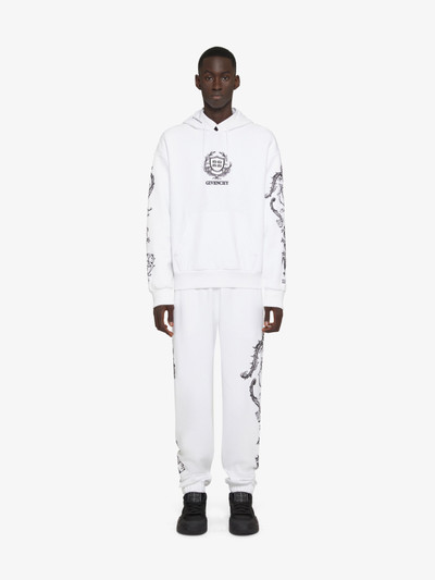 Givenchy GIVENCHY CREST JOGGER PANTS IN FLEECE outlook