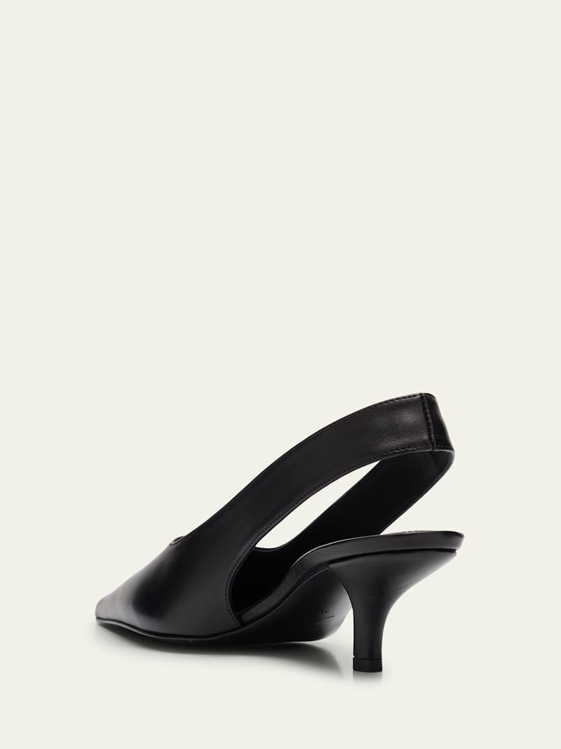 TOTEME Leather Slingback Pumps outlook