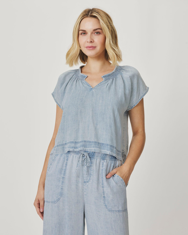Splendid Meadow Indigo Top outlook