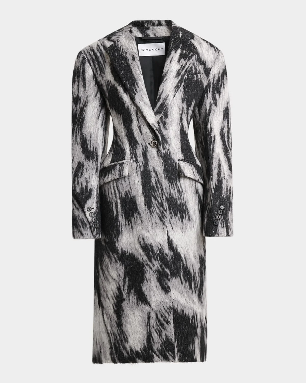 Animal Cocoon Coat - 1