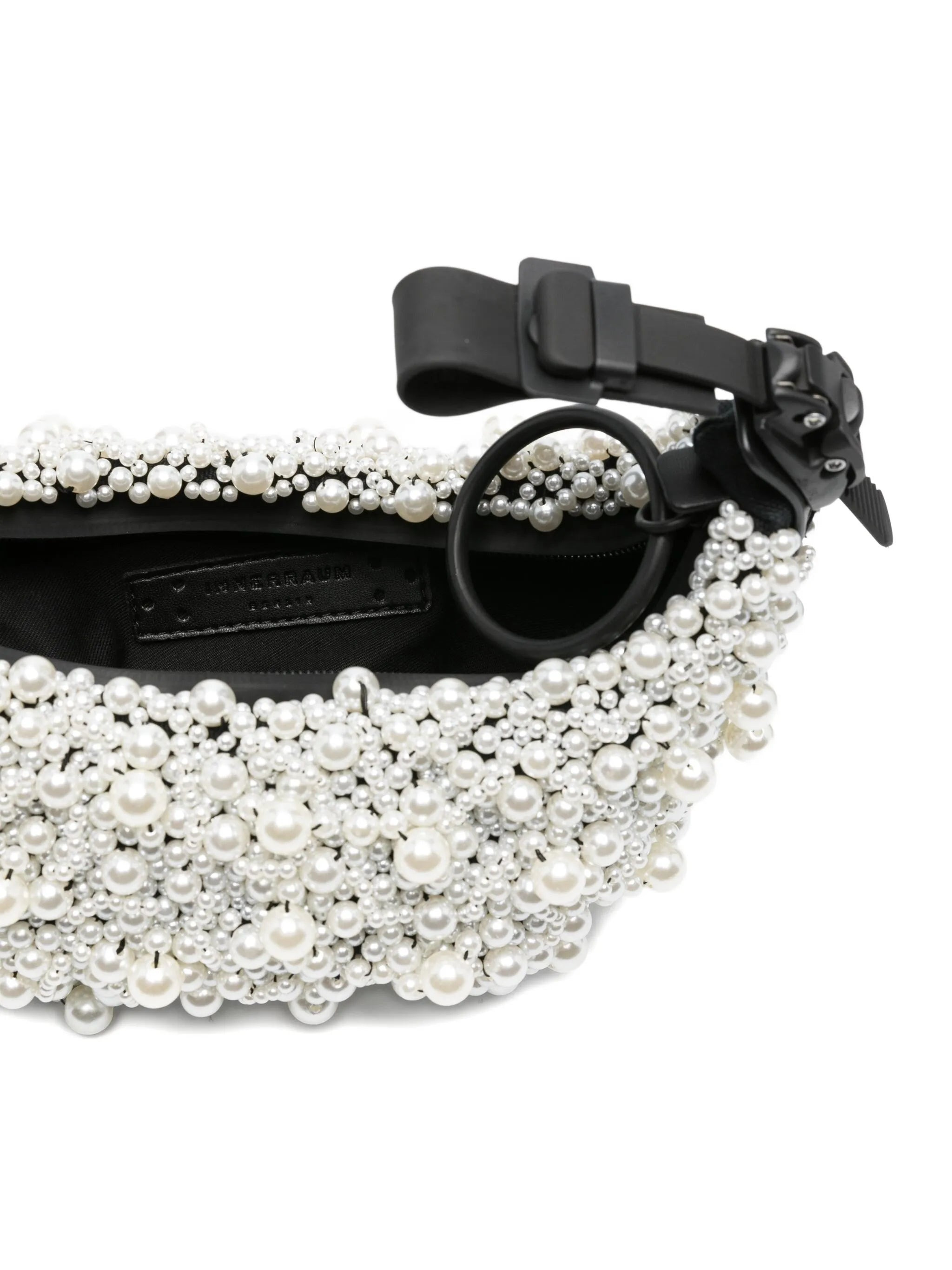 Innerraum Pearl-embellished Carabiner Clutch Bag - 2