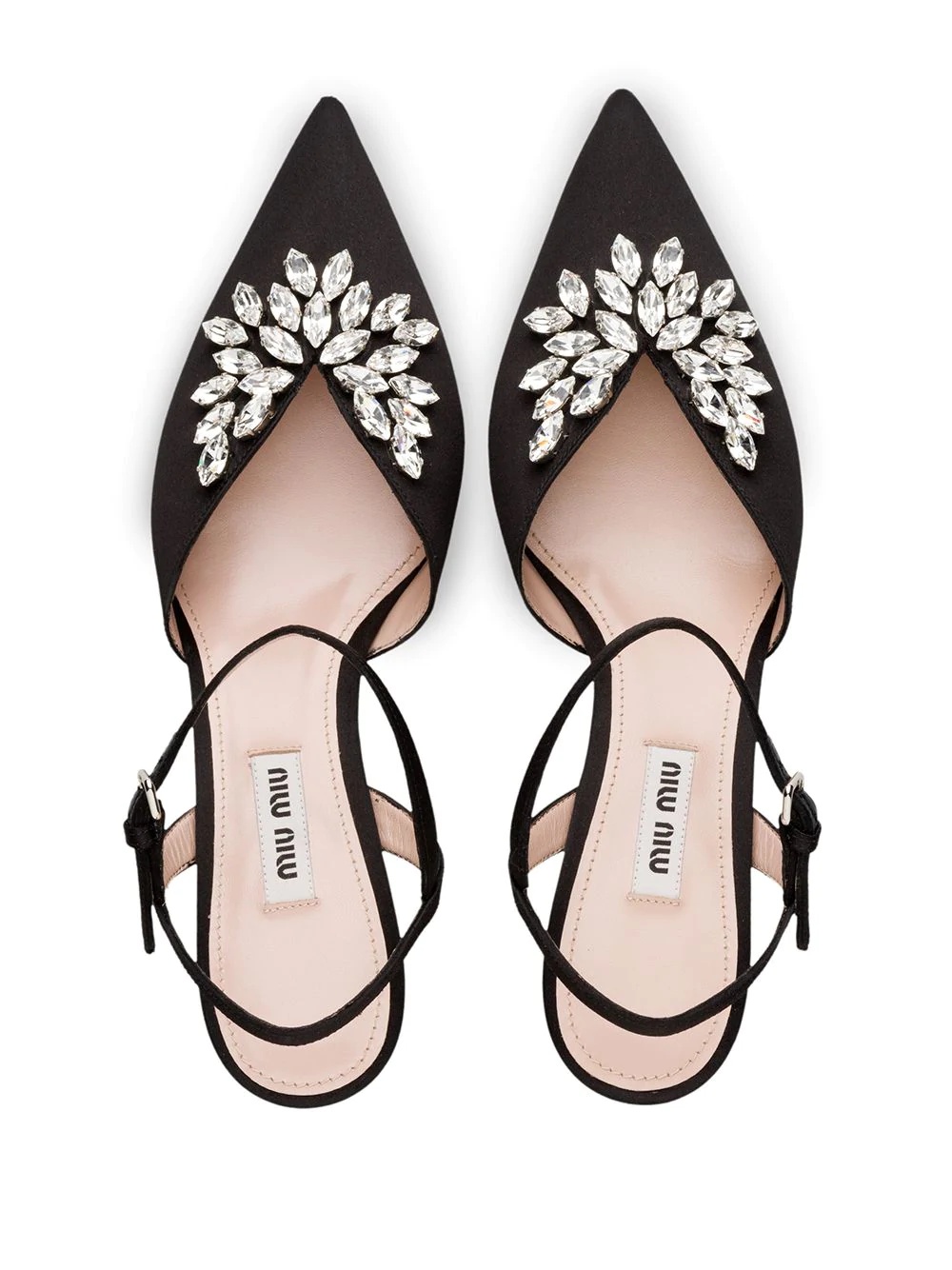 embellished slingback pumps - 4