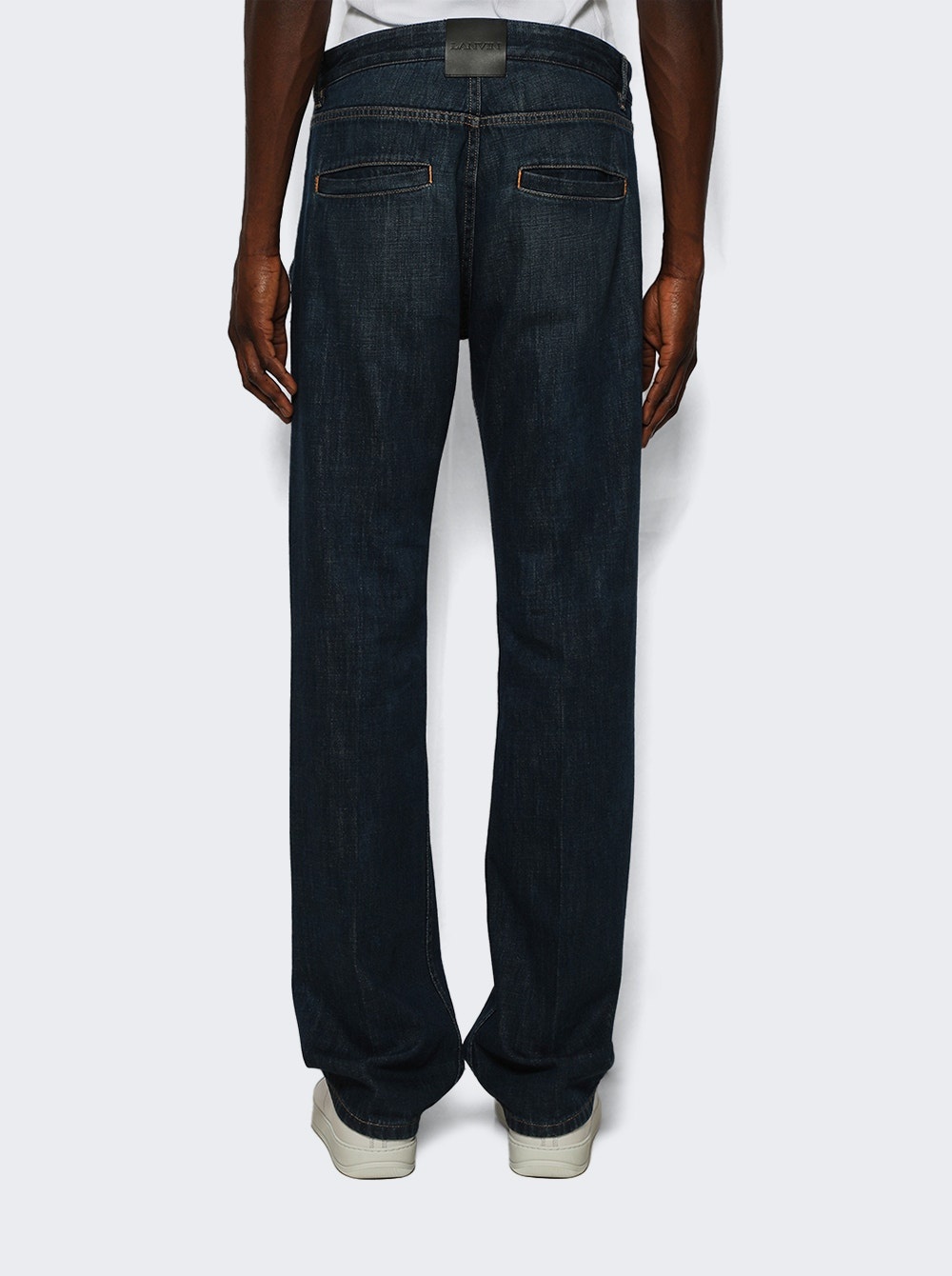 Straight Leg Trousers Light Blue - 4