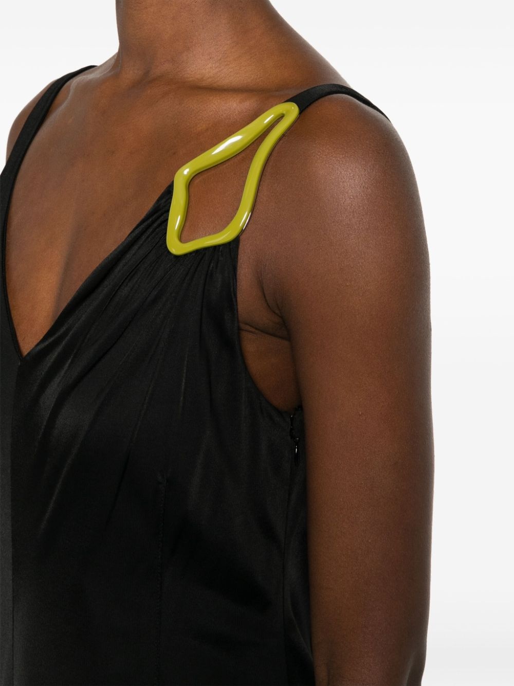 eyelet-detailing dress - 5