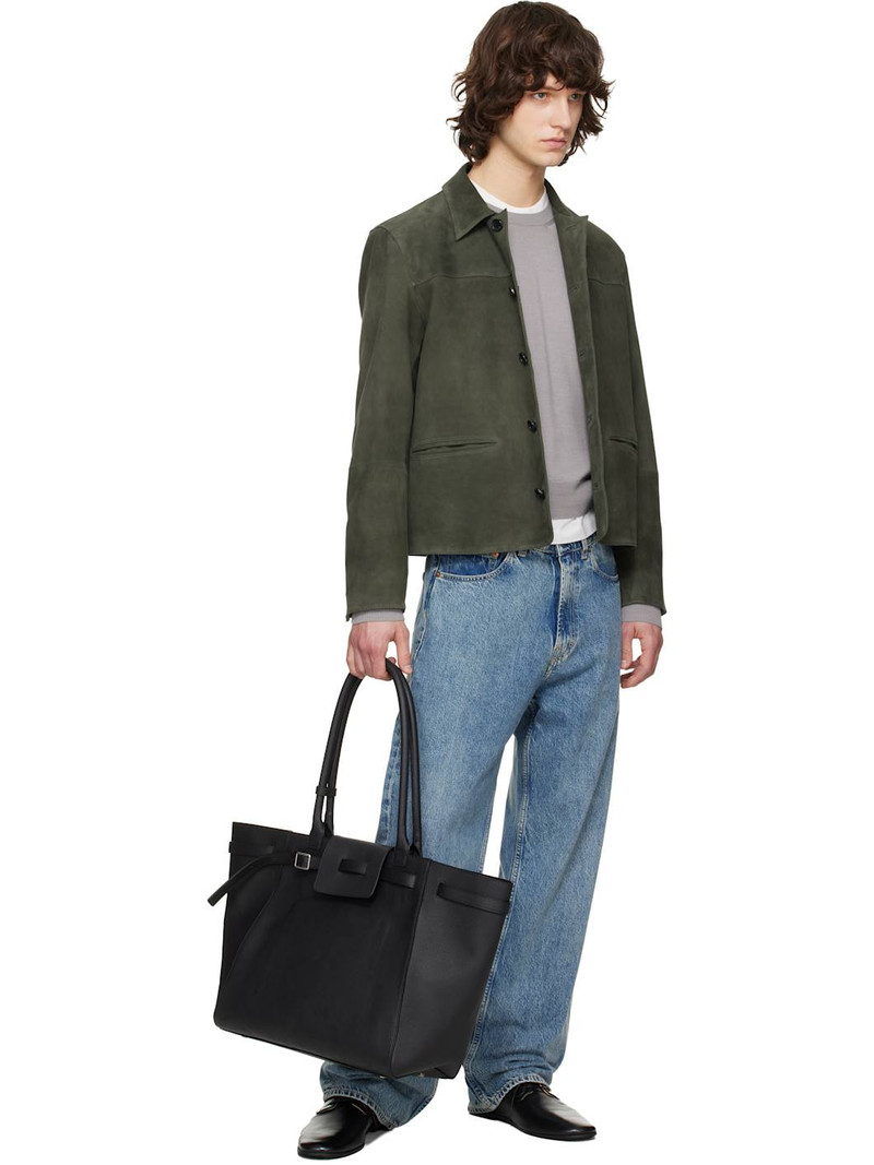 Tonywack Green Goat Suede Chore Jacket outlook