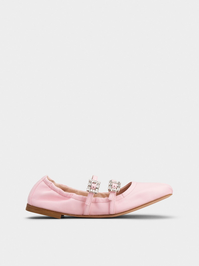 Mary Janes in nappa leather - 1