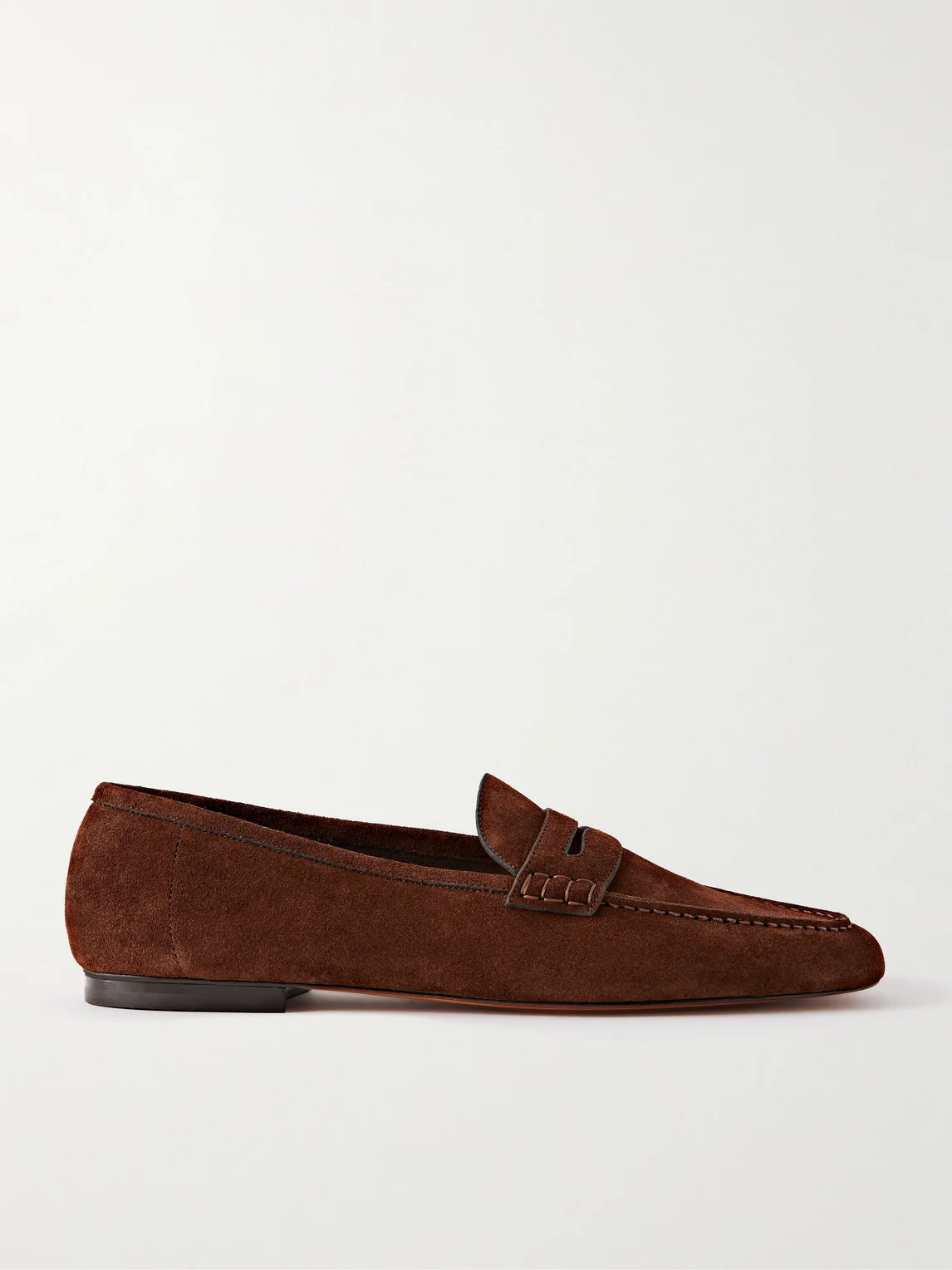 Suede Penny Loafers - 1