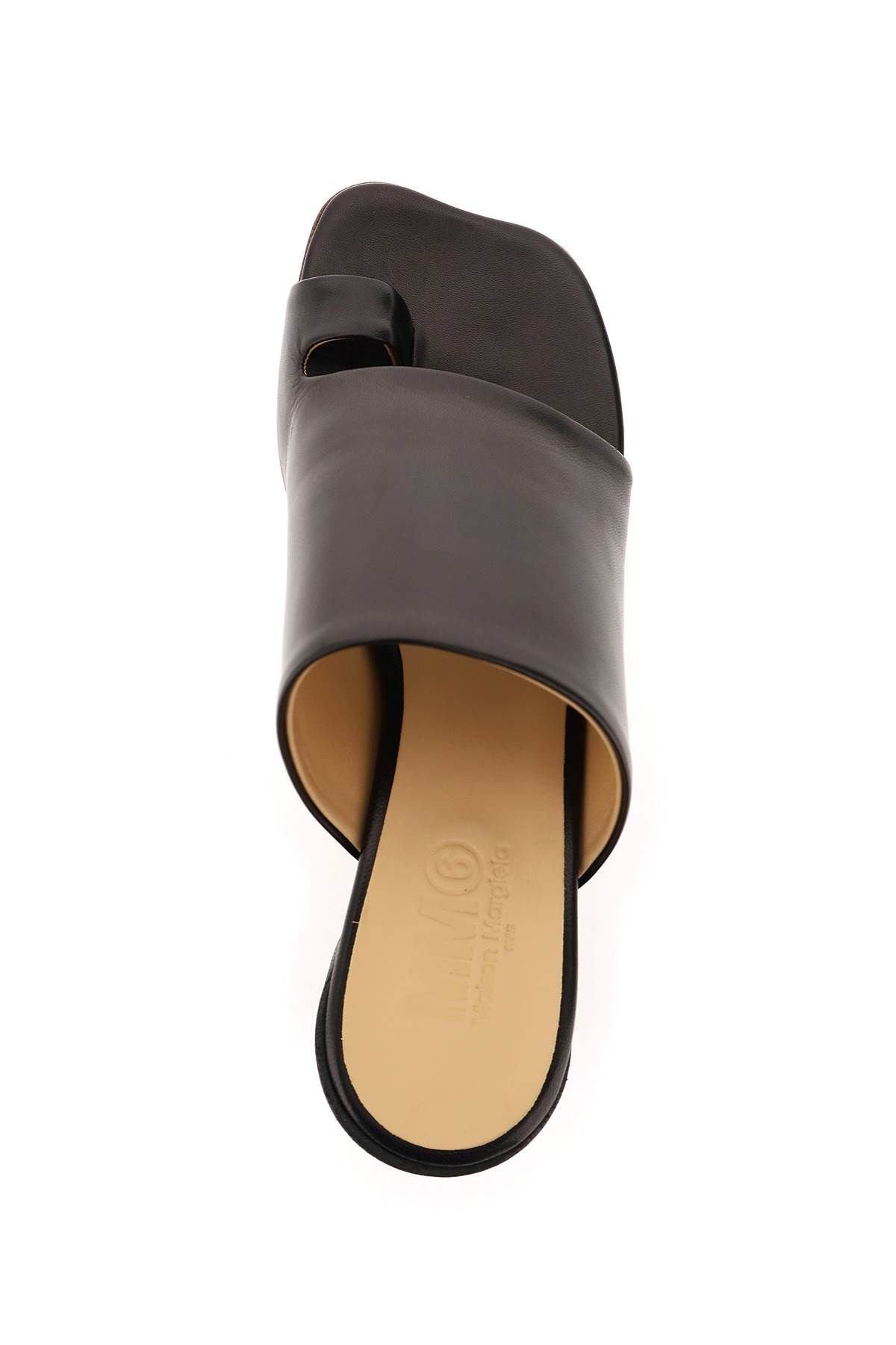 THONG MULES WITH CYLINDER HEEL - 3