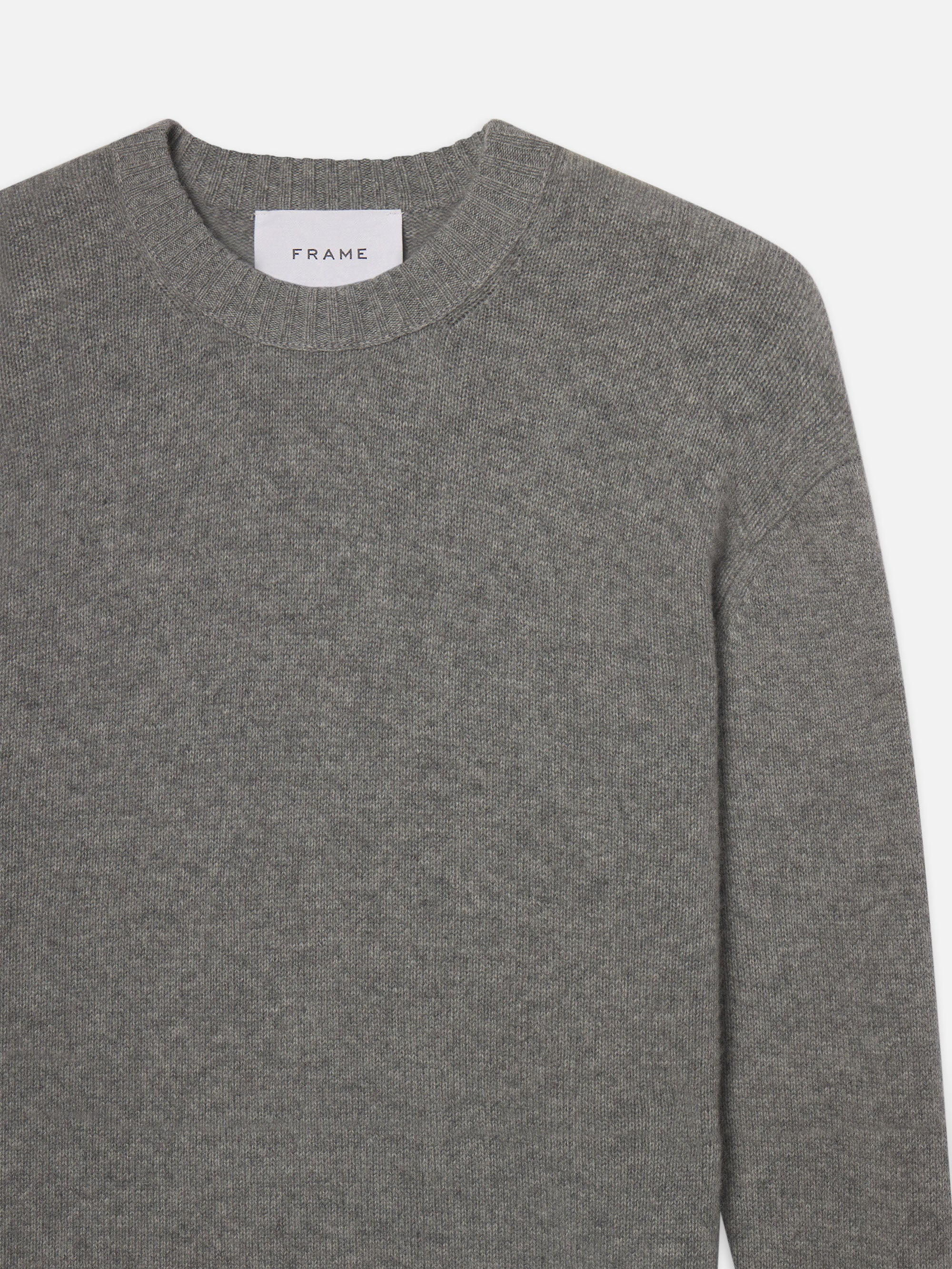 Cashmere Crewneck Sweater in Gris - 3