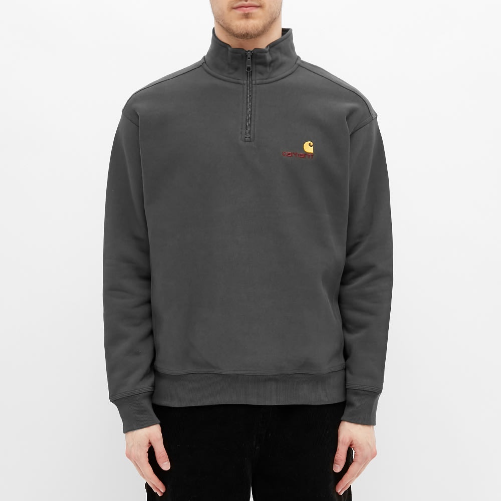 Carhartt WIP Half Zip American Script Sweat - 3