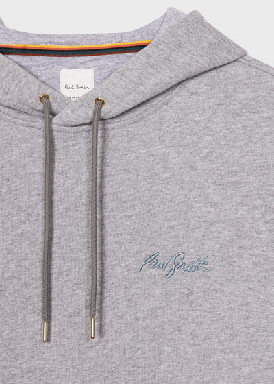 Paul Smith Cotton Shadow Logo Hoodie outlook