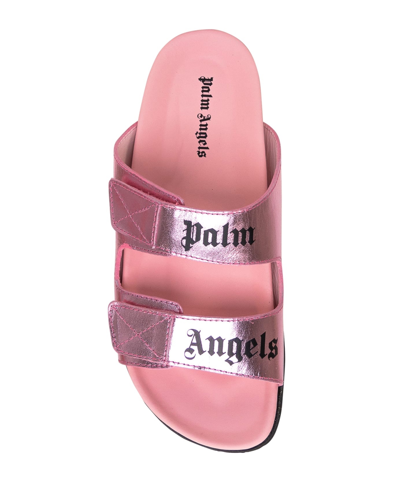 Leather Logo Sandals - 4