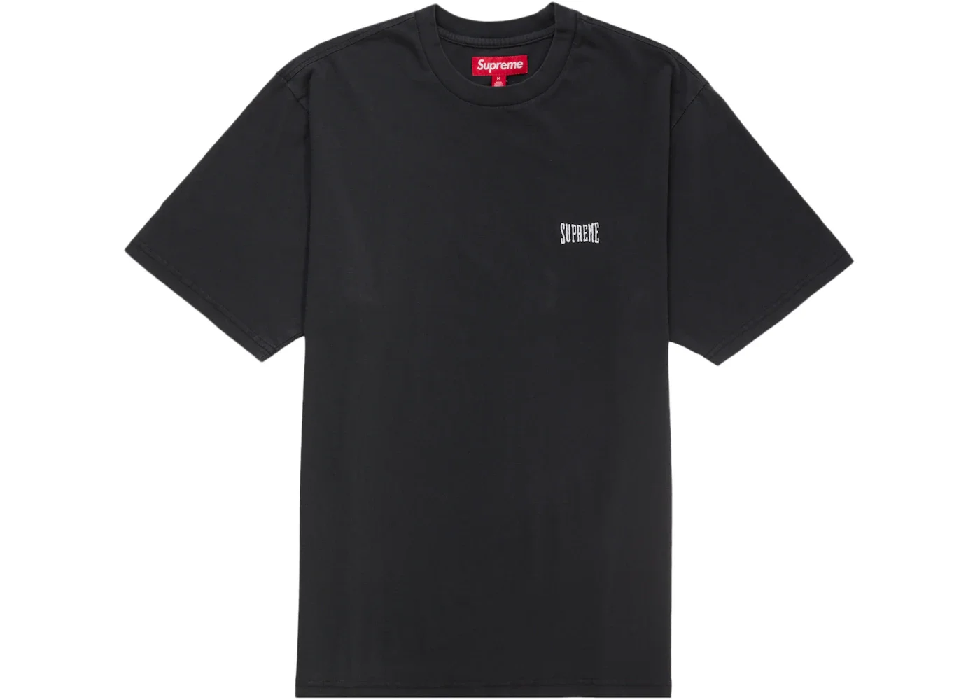 Supreme Warm Up Washed S/S Top Black - 1