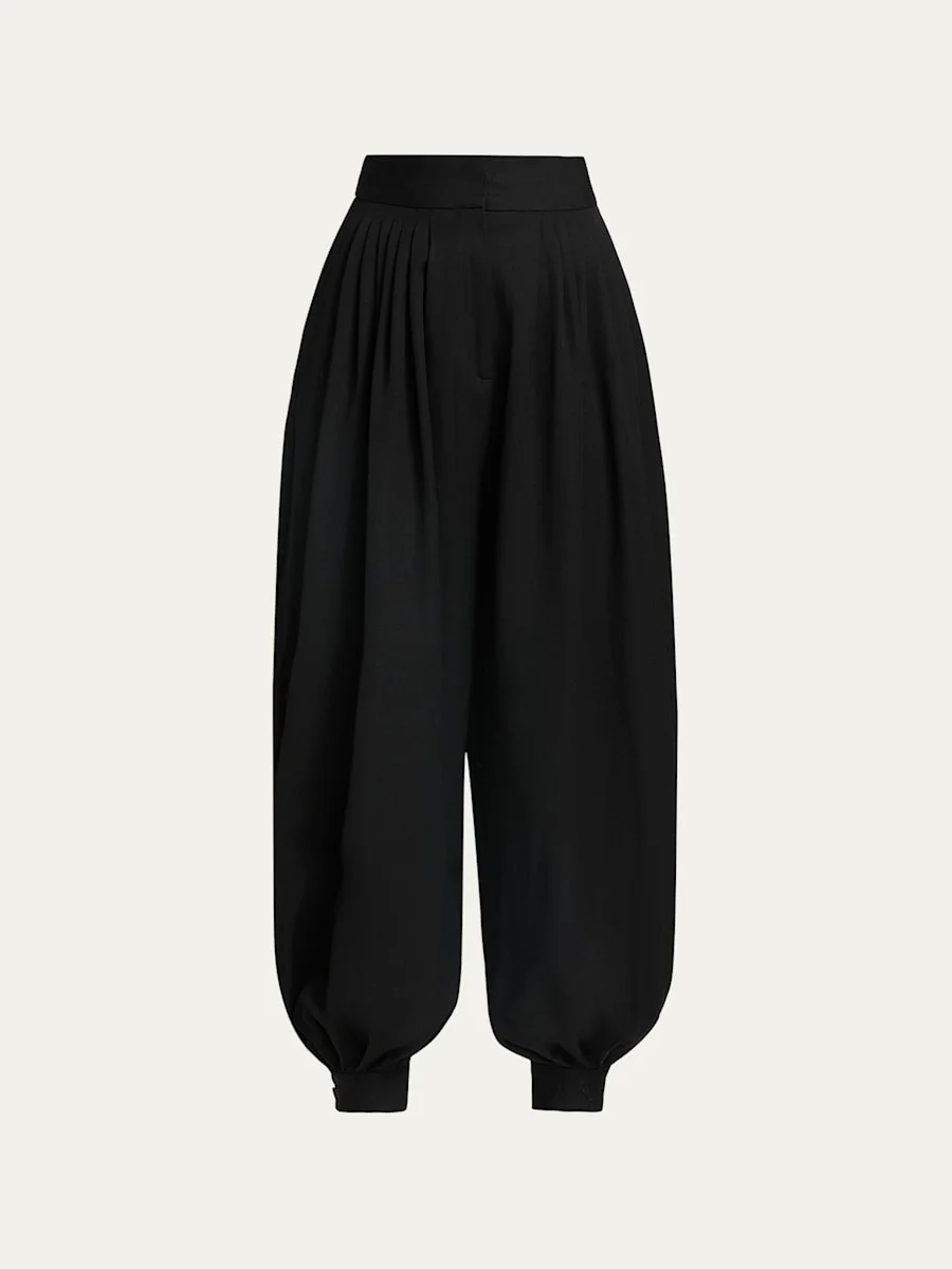 Chapman Wool Balloon Pants - 1
