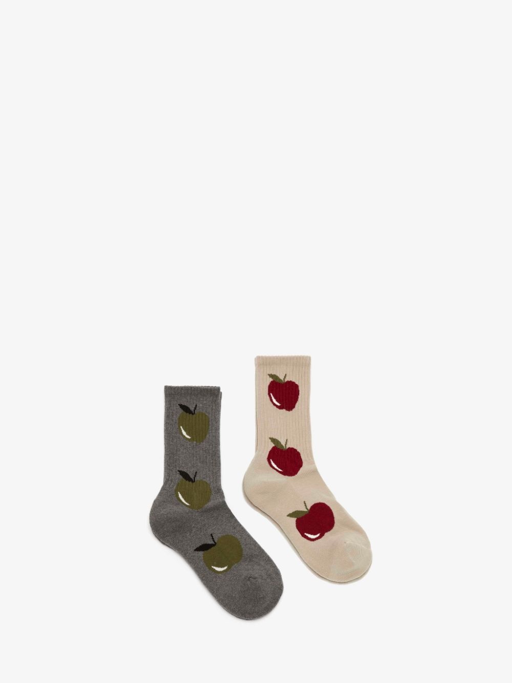 SHORT SOCKS WITH APPLE MOTIF - BUNDLE - 1