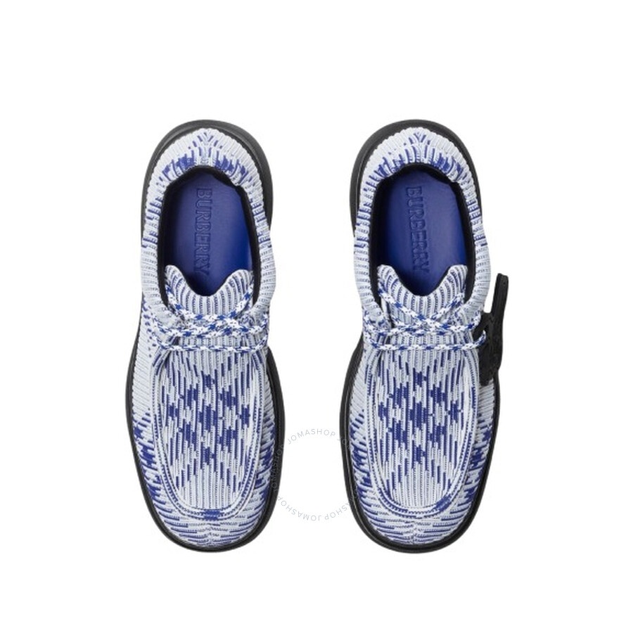 Burberry Creeper Ekd Check Print Derby Shoes - 3