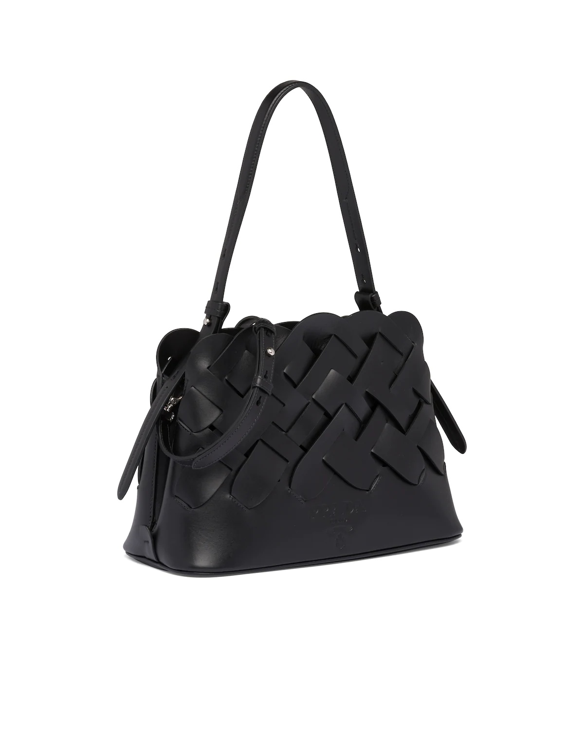 Leather Prada Tress Handbag - 3