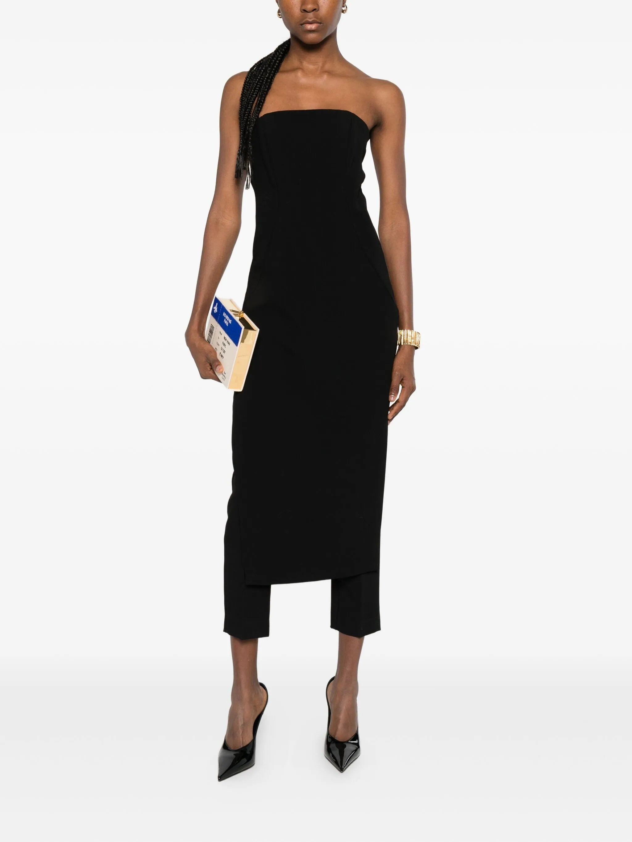 Pinko Strapless Split-hem Jumpsuit - 4