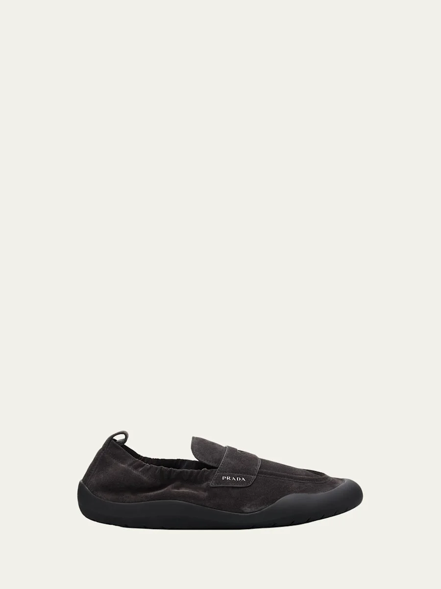 Men's Speedrock Suede Penny Loafers - 1