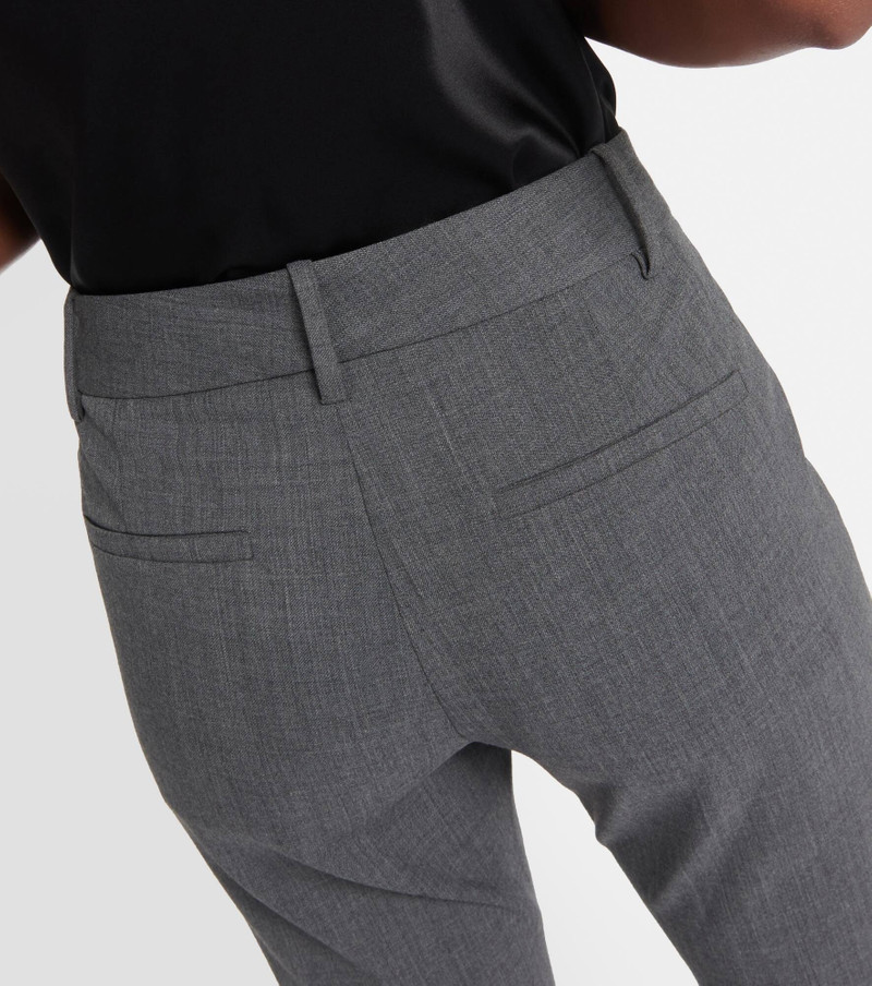 Evan wool-blend slim pants 5