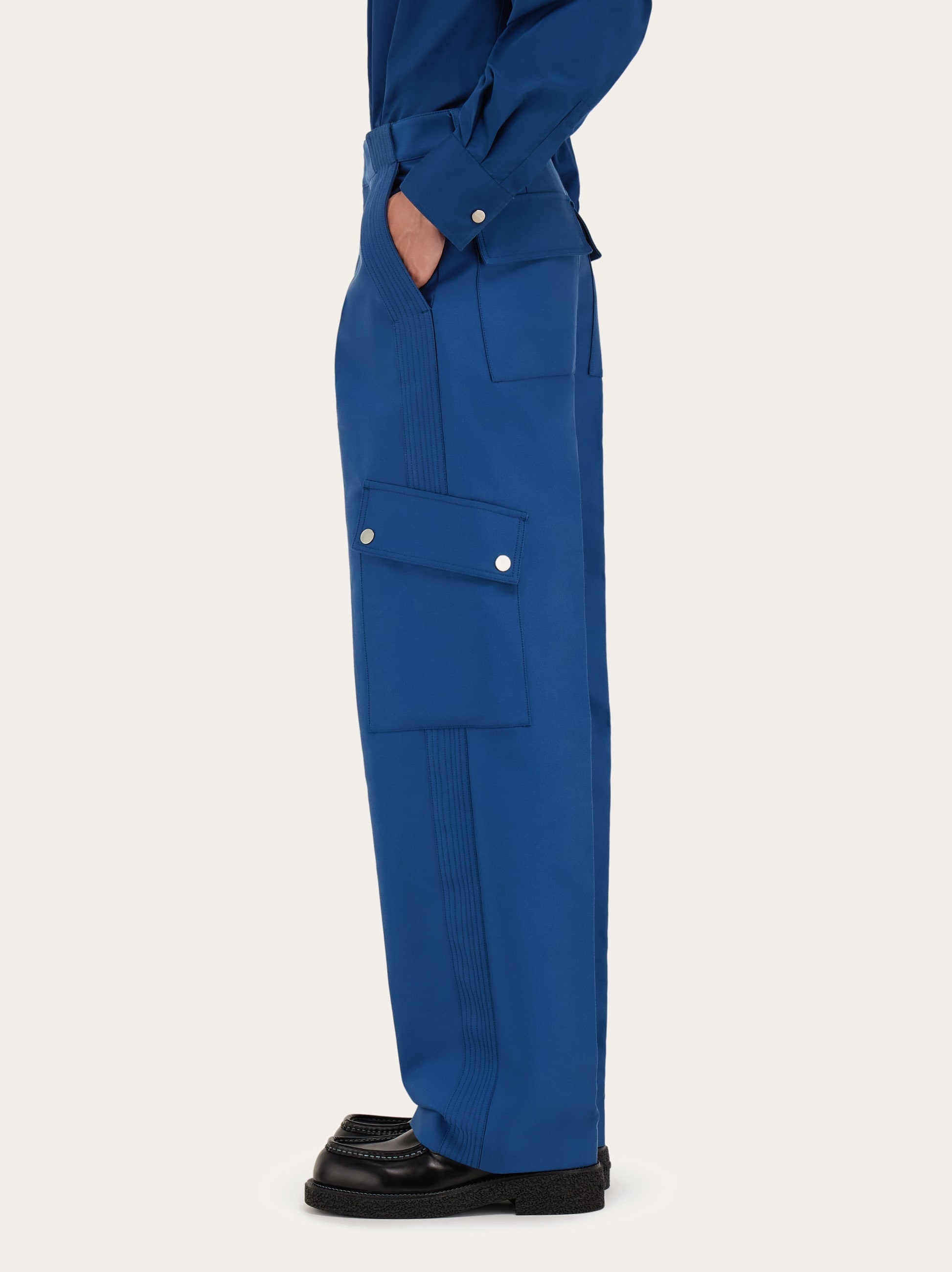 Viscose cargo pants - 3