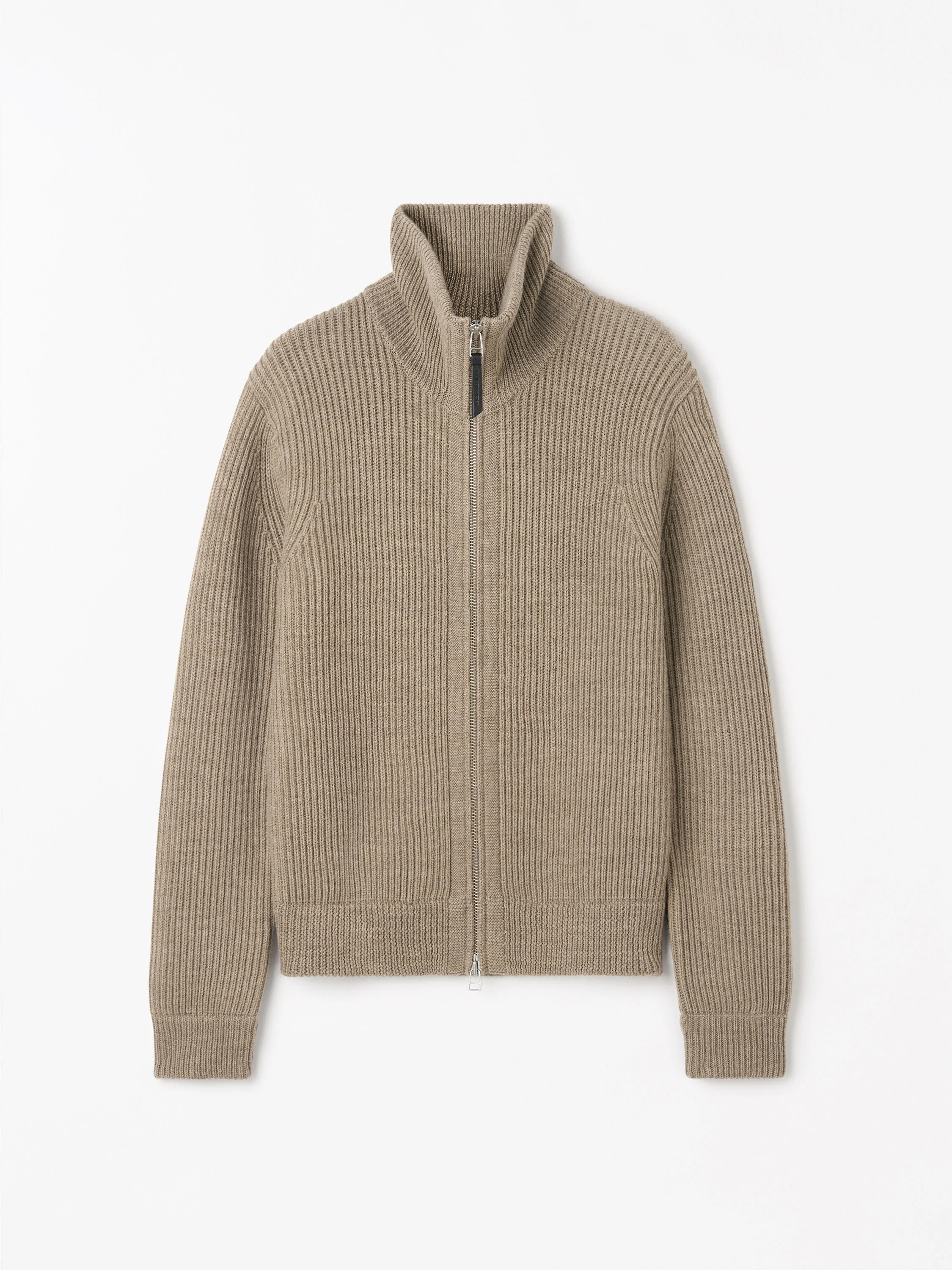 Niall Zip-Up Wool Cardigan - 1
