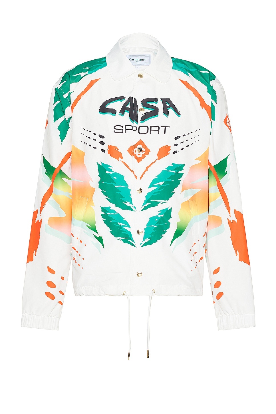 CASABLANCA Printed Coach Jacket | forward | REVERSIBLE