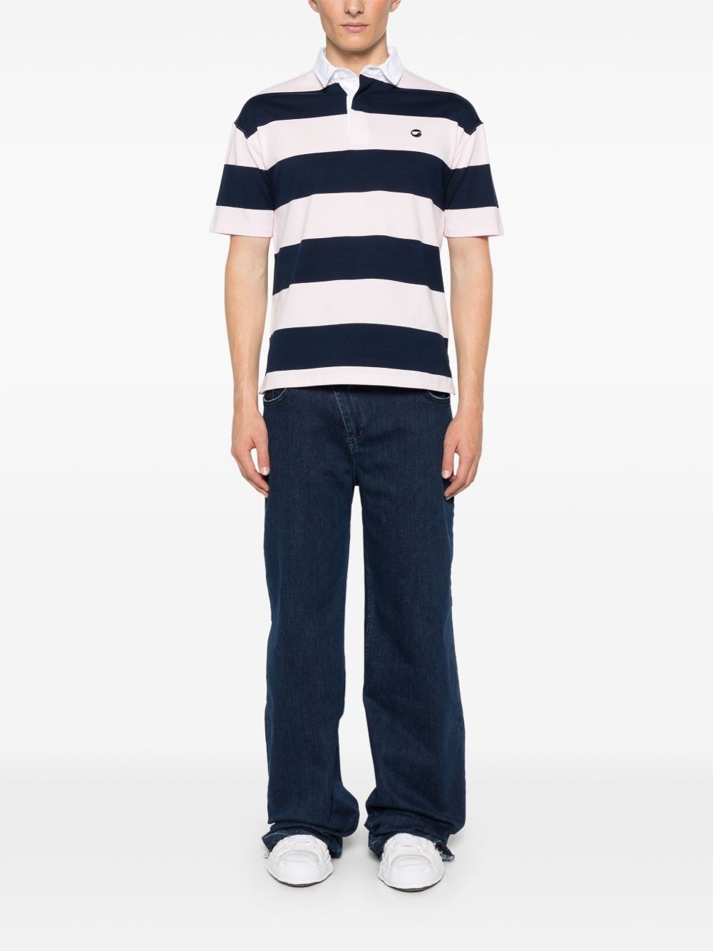 striped polo shirt - 3