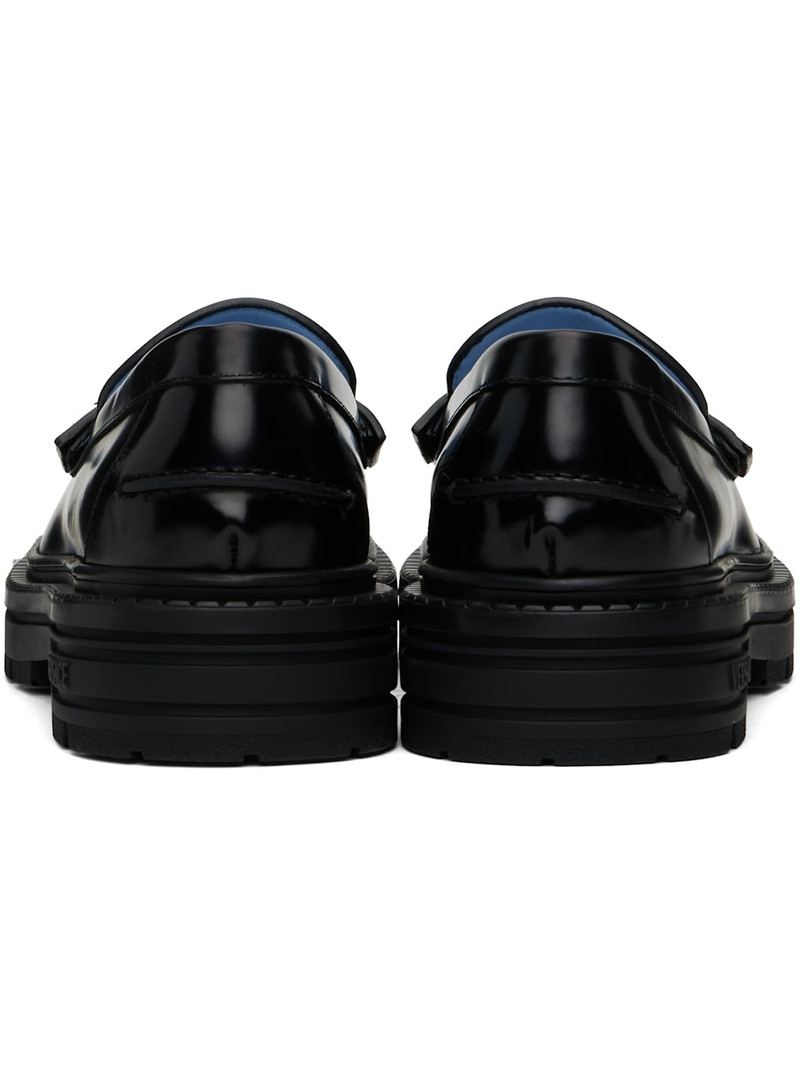 VERSACE Black Adriano Loafers outlook
