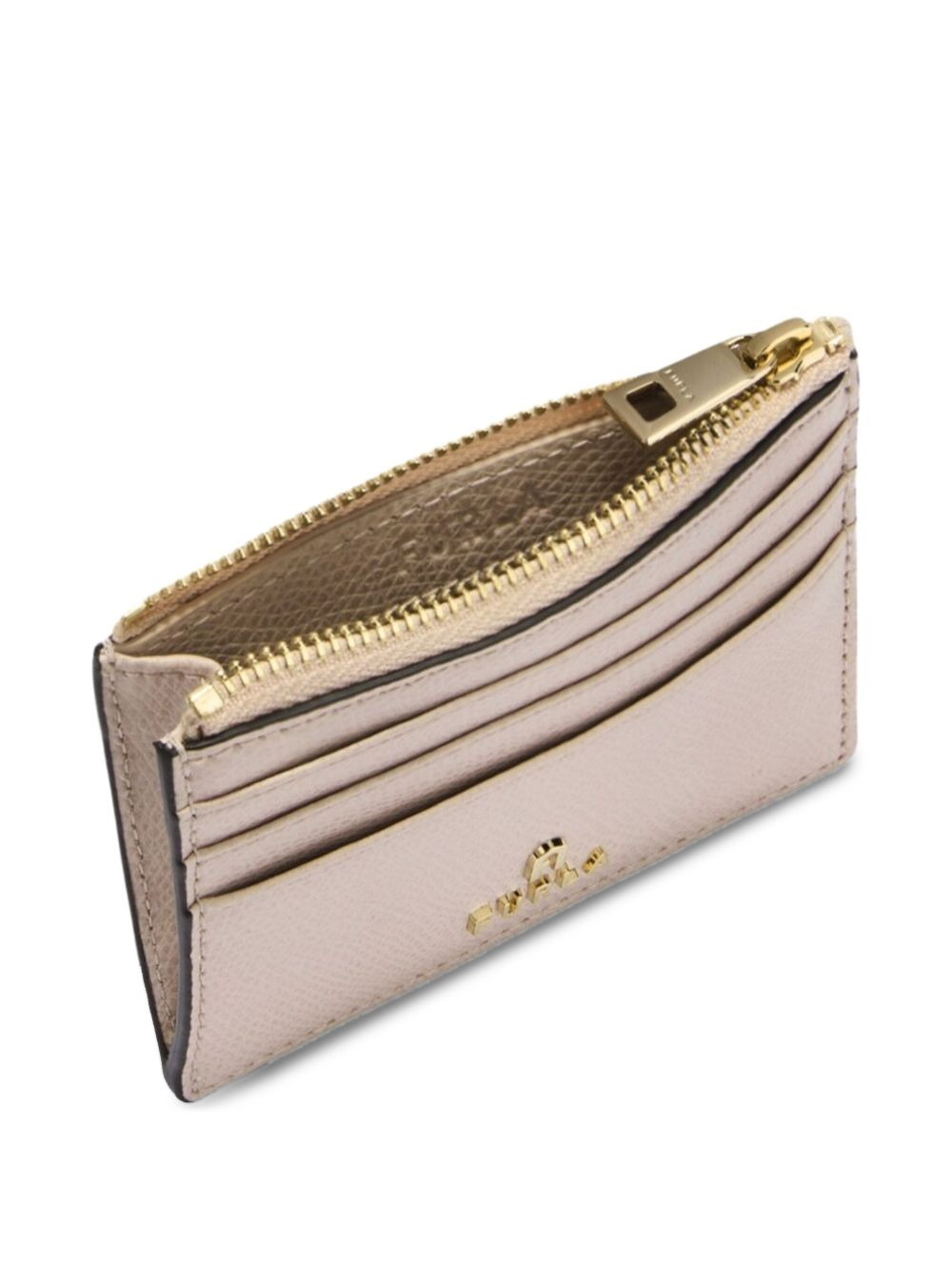 small Camelia zip-top card holder - 3