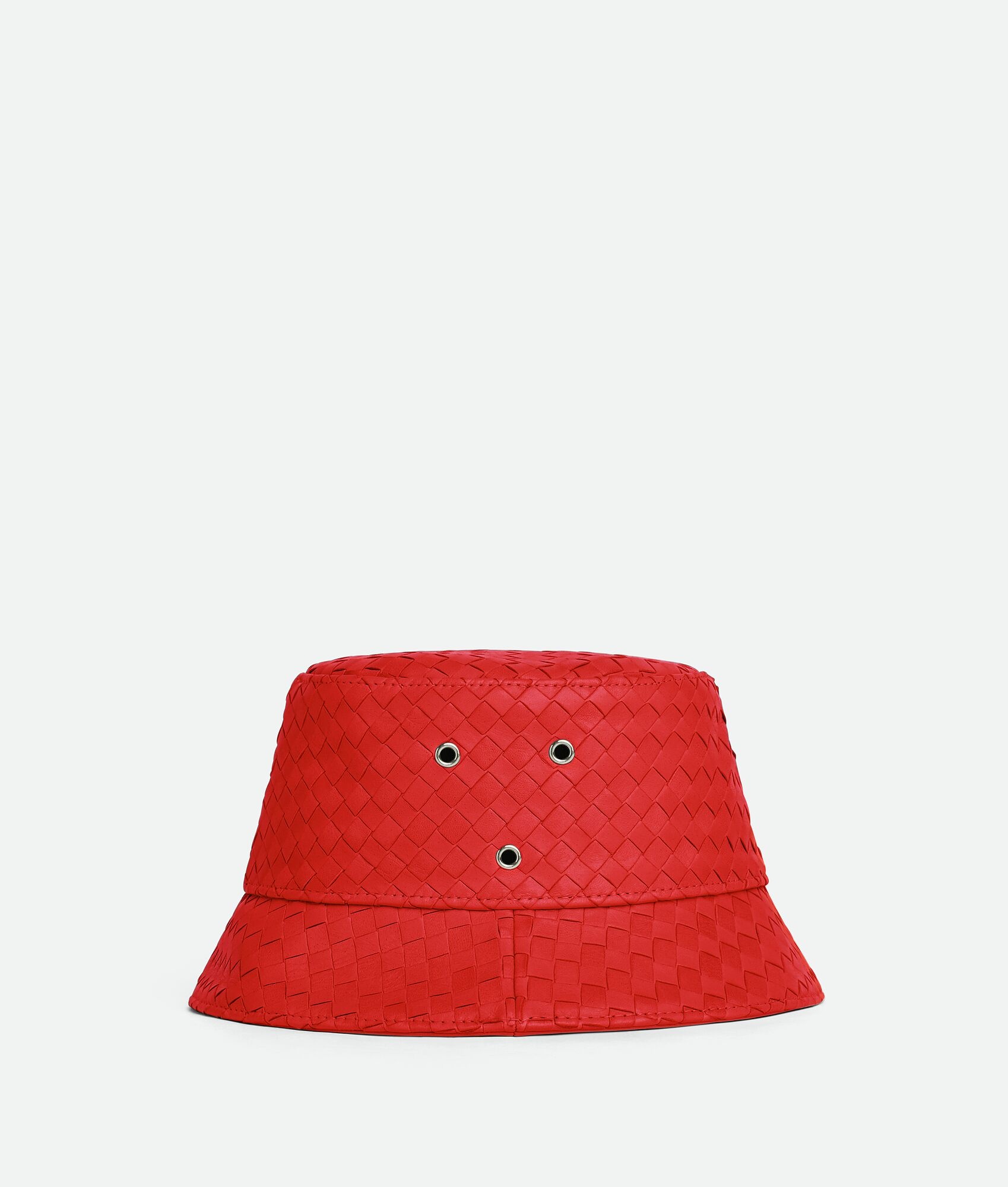 Leather Intrecciato Bucket Hat - 2
