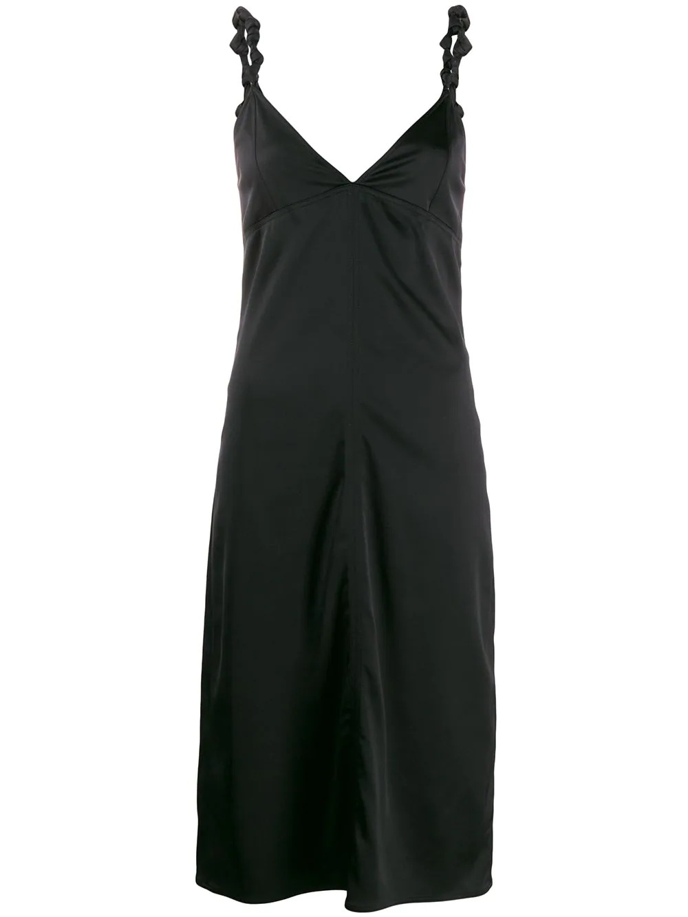 satin slip dress - 1