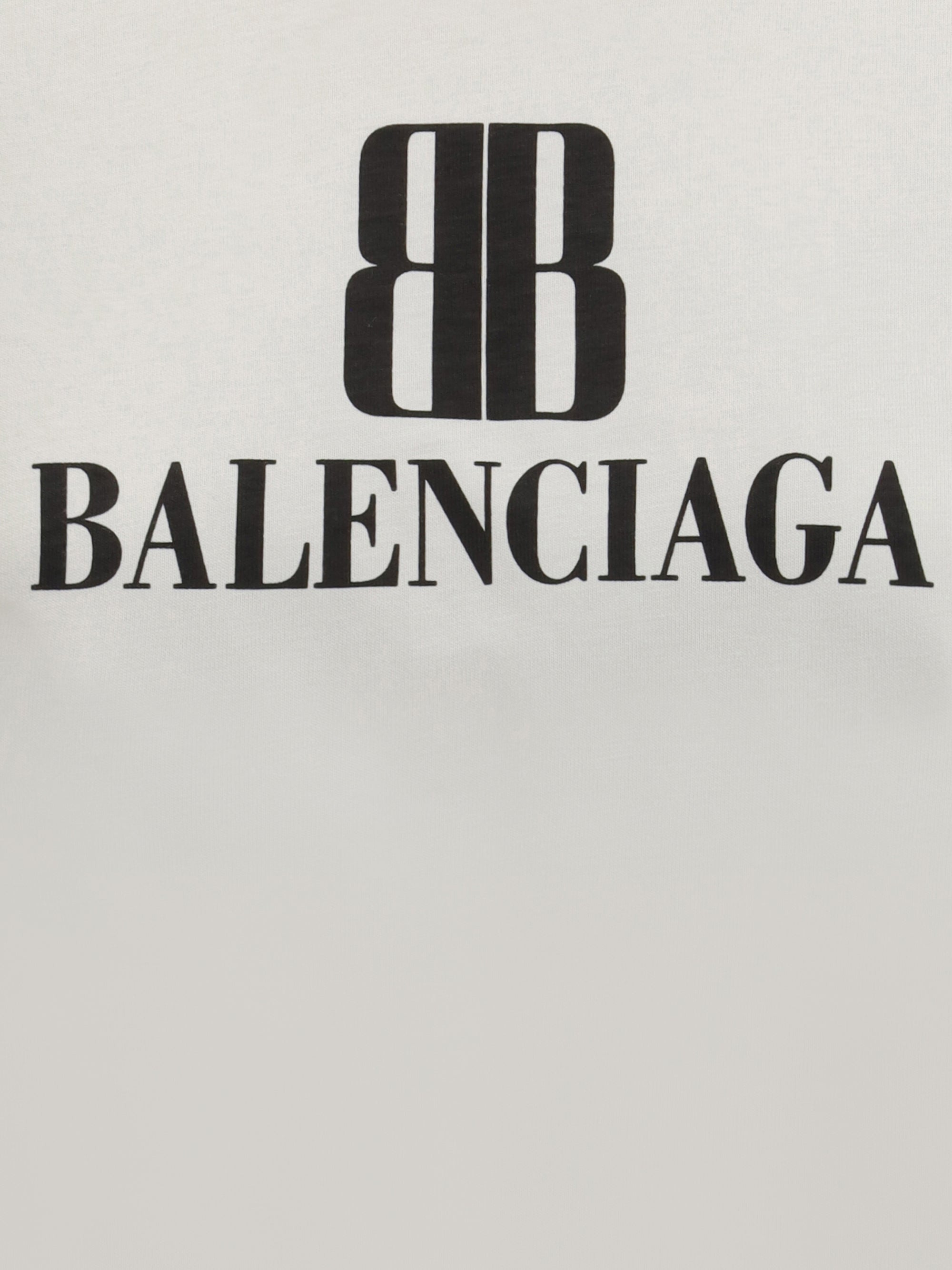 Balenciaga Women Logo T-Shirt - 3