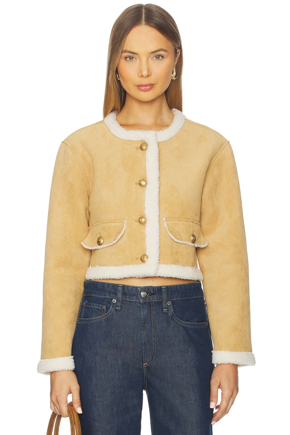 Cropped Jacket in Ahead Of The Curve - 1