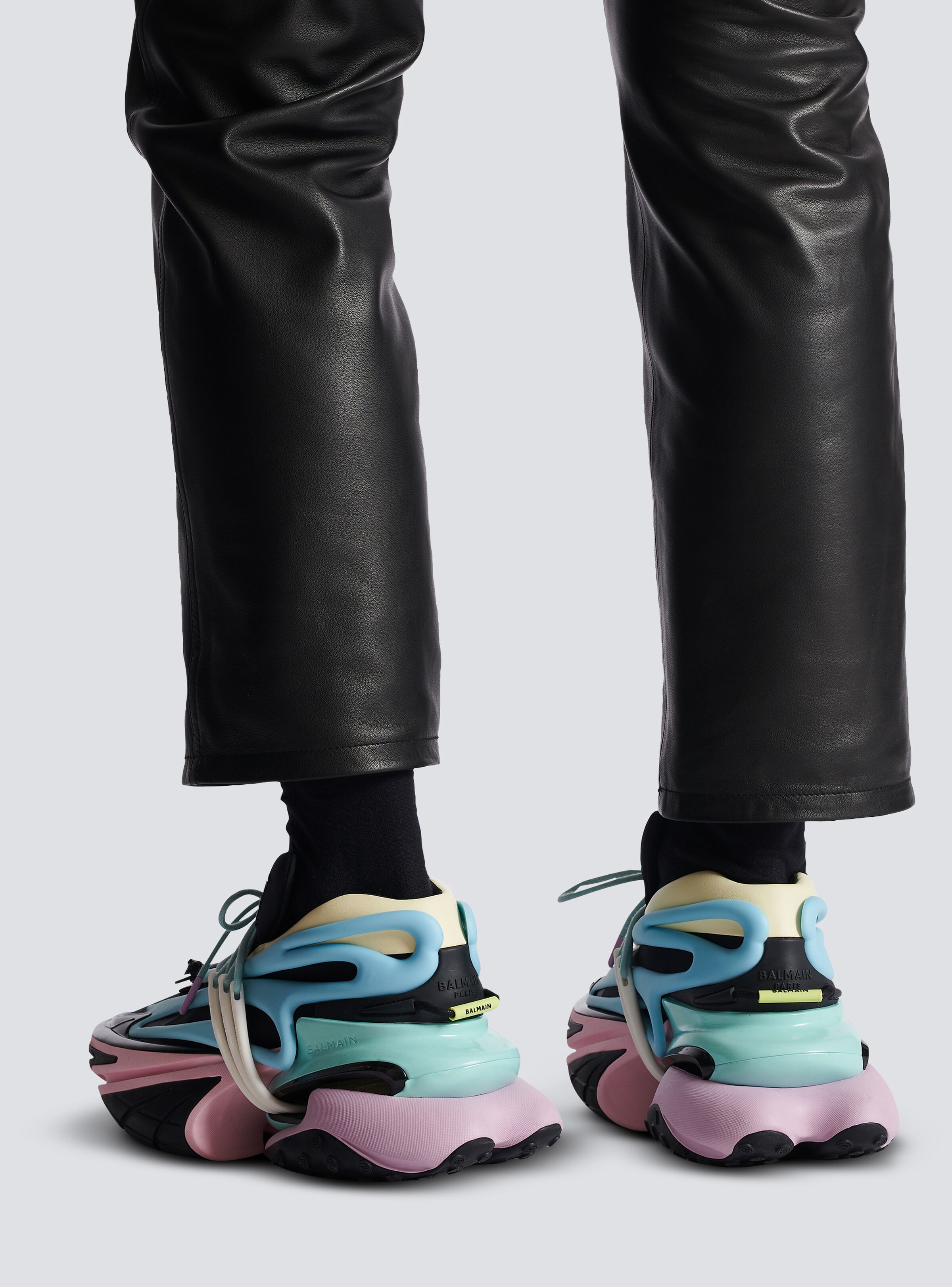 Unicorn trainers in neoprene and leather - 10