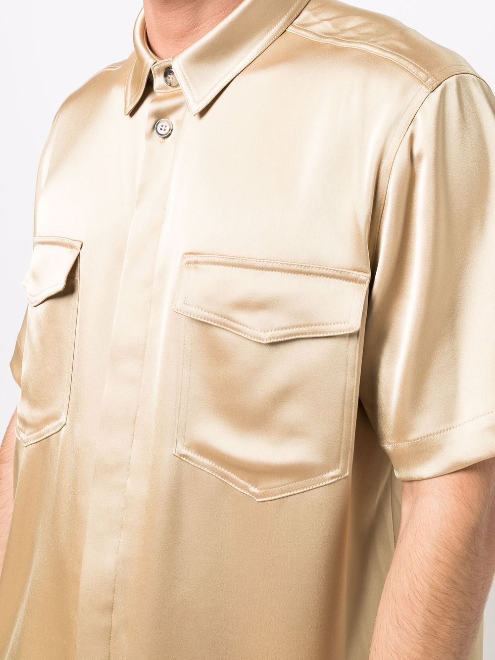 Camp satin-finish shirt - 5