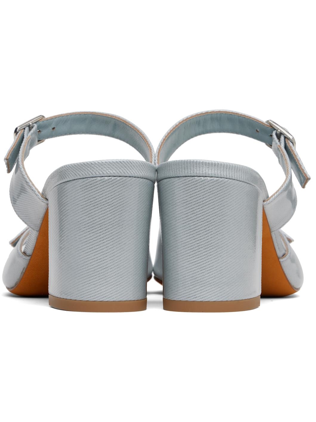 Blue Una Heeled Sandals - 2