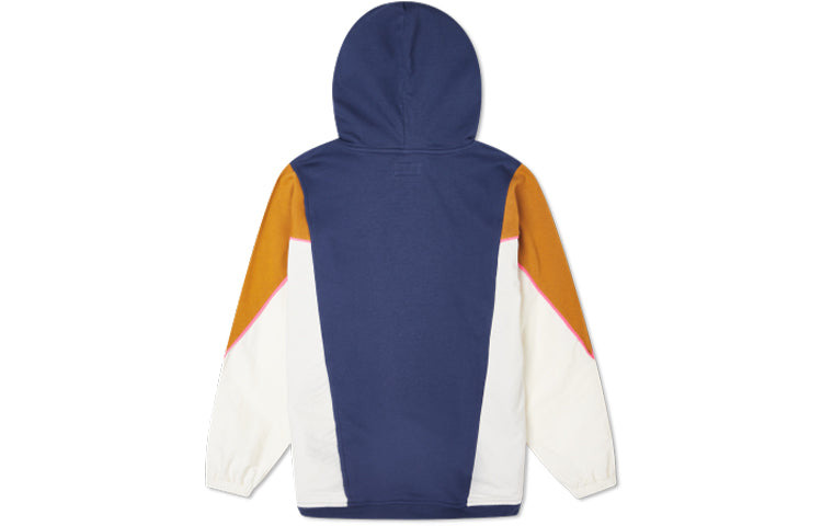 (WMNS) Converse Blocked Alt Terrain Hoodie 'Midnight Navy' 10021057-A03 - 2